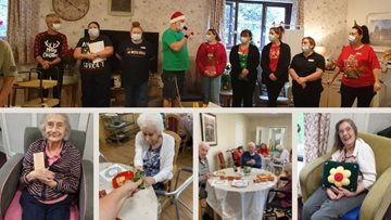 Worsley Residents enjoy Christmas with extra donations